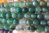 LSBS550 15 inches 16mm faceted round agate gemstone beads wholesale