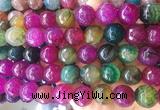 LSBS554 15 inches 16mm faceted round agate gemstone beads wholesale LSBS554 15 inches 16mm faceted round agate gemstone beads wholesale