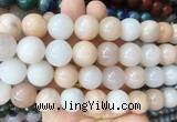 LSBS56 15 inches 16mm round pink aventurine gemstone beads wholesale