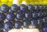 LSBS582 15 inches 20mm round agate gemstone beads wholesale