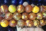 LSBS586 15 inches 20mm round agate gemstone beads wholesale