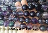 LSBS61 15 inches 16mm round fluorite gemstone beads wholesale