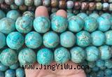 LSBS668 15 inches 20mm round sea sediment jasper gemstone beads wholesale