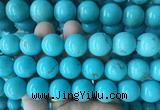 LSBS692 15 inches 18mm round howlite turquoise gemstone beads wholesale LSBS692 15 inches 18mm round howlite turquoise gemstone beads wholesale