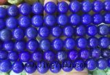 LSBS728 15 inches 14mm round howlite turquoise gemstone beads wholesale