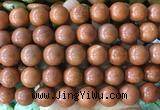 LSBS745 15 inches 16mm round howlite turquoise gemstone beads wholesale