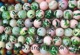 LSBS798 15 inches 14mm round agate gemstone beads wholesale