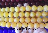 LSBS817 15 inches 14mm round candy jade gemstone beads wholesale