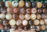 LSBS907 15 inches 16mm round red gum flower crystal gemstone beads wholesale LSBS907 15 inches 16mm round red gum flower crystal gemstone beads wholesale