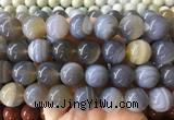 LSBS927 15 inches 18mm round banded agate gemstone beads wholesale LSBS927 15 inches 18mm round banded agate gemstone beads wholesale