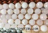 LSBS936 15 inches 16mm faceted round Rose quartz gemstone beads wholesale LSBS936 15 inches 16mm faceted round Rose quartz gemstone beads wholesale