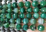 LSBS945 15 inches 16mm faceted round Banded agate gemstone beads wholesale LSBS945 15 inches 16mm faceted round Banded agate gemstone beads wholesale