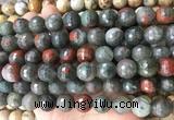 LSBS965 15 inches 14mm faceted round blood jasper gemstone beads wholesale LSBS965 15 inches 14mm faceted round blood jasper gemstone beads wholesale