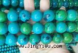 LSBS986 15 inches 20mm round synthetic chrysocolla gemstone beads wholesale