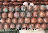 LSBS993 15 inches 18mm round red jasper gemstone beads wholesale