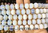 MEBS04 15 inches 8*12mm pumpkin opalite beads wholesale