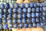 MEBS06 15 inches 8*12mm pumpkin blue aventurine beads wholesale