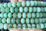 MEBS07 15 inches 8*12mm pumpkin green aventurine beads wholesale