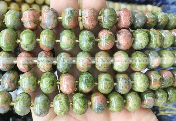 MEBS12 15 inches 8*12mm pumpkin unakite beads wholesale