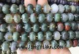 MEBS20 15 inches 8*12mm pumpkin bloodstone beads wholesale