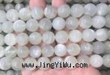MSBS34 15 inches 12mm round green moonstone gemstone beads wholesale