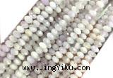 NABS02 15 inches 5*8mm faceted rondelle lavender amethyst beads