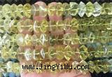 NGBS117 15 inches 8*12mm - 10*14mm faceted nuggets lemon quartz beads