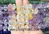 NGBS207 15 inches 8*12mm - 10*14mm faceted nuggets ametrine beads