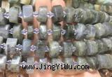 NGBS231 15 inches 10*14mm - 12*16mm faceted nuggets labradorite beads