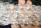 NGBS236 15 inches 8*12mm - 12*16mm faceted nuggets white crystal beads