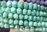 NGBS260 15 inches 10*14mm - 12*16mm faceted nuggets amazonite gemstone beads NGBS260 15 inches 10*14mm - 12*16mm faceted nuggets amazonite gemstone beads