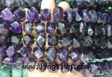 NGBS261 15 inches 10*14mm - 12*16mm faceted nuggets amethyst gemstone beads NGBS261 15 inches 10*14mm - 12*16mm faceted nuggets amethyst gemstone beads