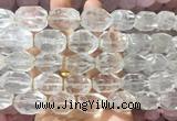 NGBS277 15 inches 10*14mm - 12*16mm faceted nuggets white crystal beads wholesale NGBS277 15 inches 10*14mm - 12*16mm faceted nuggets white crystal beads wholesale