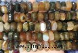 NGBS294 15 inches 8*14mm - 10*16mm faceted nuggets agate beads wholesale