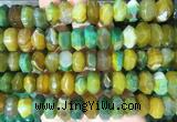 NGBS299 15 inches 8*14mm - 10*16mm faceted nuggets agate beads wholesale