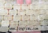 NGBS318 15 inches 12*16mm - 13*18mm nuggets lemon quartz beads wholesale NGBS318 15 inches 12*16mm - 13*18mm nuggets lemon quartz beads wholesale