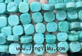 NGBS320 15 inches 14*16mm nuggets amazonite gemstone beads wholesale NGBS320 15 inches 14*16mm nuggets amazonite gemstone beads wholesale