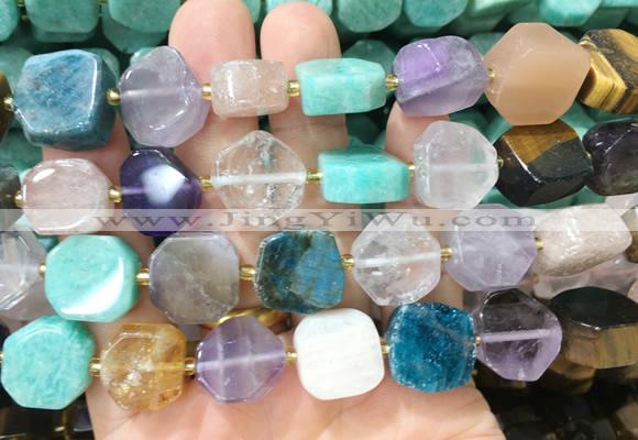 NGBS328 15 inches 14*16mm nuggets colorful gemstone beads wholesale