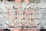 NGBS333 15 inches 12*16mm - 13*18mm nuggets white crystal beads wholesale NGBS333 15 inches 12*16mm - 13*18mm nuggets white crystal beads wholesale