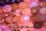 NGBS34 15 inches 12*16 - 13*18mm faceted nuggets yellow gum flower beads