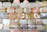 NGBS345 15 inches 12*16mm - 13*18mm nuggets sakura agate beads wholesale NGBS345 15 inches 12*16mm - 13*18mm nuggets sakura agate beads wholesale