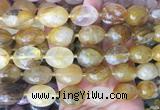 NGBS347 15 inches 13*18mm - 18*25mm nuggets yellow gum flower crystal beads wholesale NGBS347 15 inches 13*18mm - 18*25mm nuggets yellow gum flower crystal beads wholesale