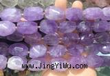 NGBS353 15 inches 13*18mm - 18*25mm nuggets lavender amethyst beads wholesale NGBS353 15 inches 13*18mm - 18*25mm nuggets lavender amethyst beads wholesale
