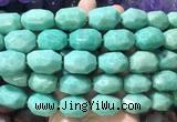 NGBS357 15 inches 13*18mm - 15*20mm faceted nuggets amazonite beads wholesale NGBS357 15 inches 13*18mm - 15*20mm faceted nuggets amazonite beads wholesale