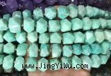 NGBS371 15 inches 13*18mm - 15*20mm faceted nuggets amazonite beads wholesale NGBS371 15 inches 13*18mm - 15*20mm faceted nuggets amazonite beads wholesale