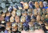 NGBS65 15 inches 13*18mm - 15*20mm faceted freeform charoite beads