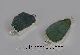 NGC1345 13*18mm - 18*25mm freeform druzy agate connectors