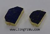 NGC1433 20*25mm - 22*30mm freeform lapis lazuli connectors