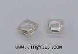 NGC1802 20*20mm diamond white crystal connectors wholesale