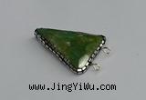NGC1835 30*35mm - 30*40mm triangle agate connectors wholesale